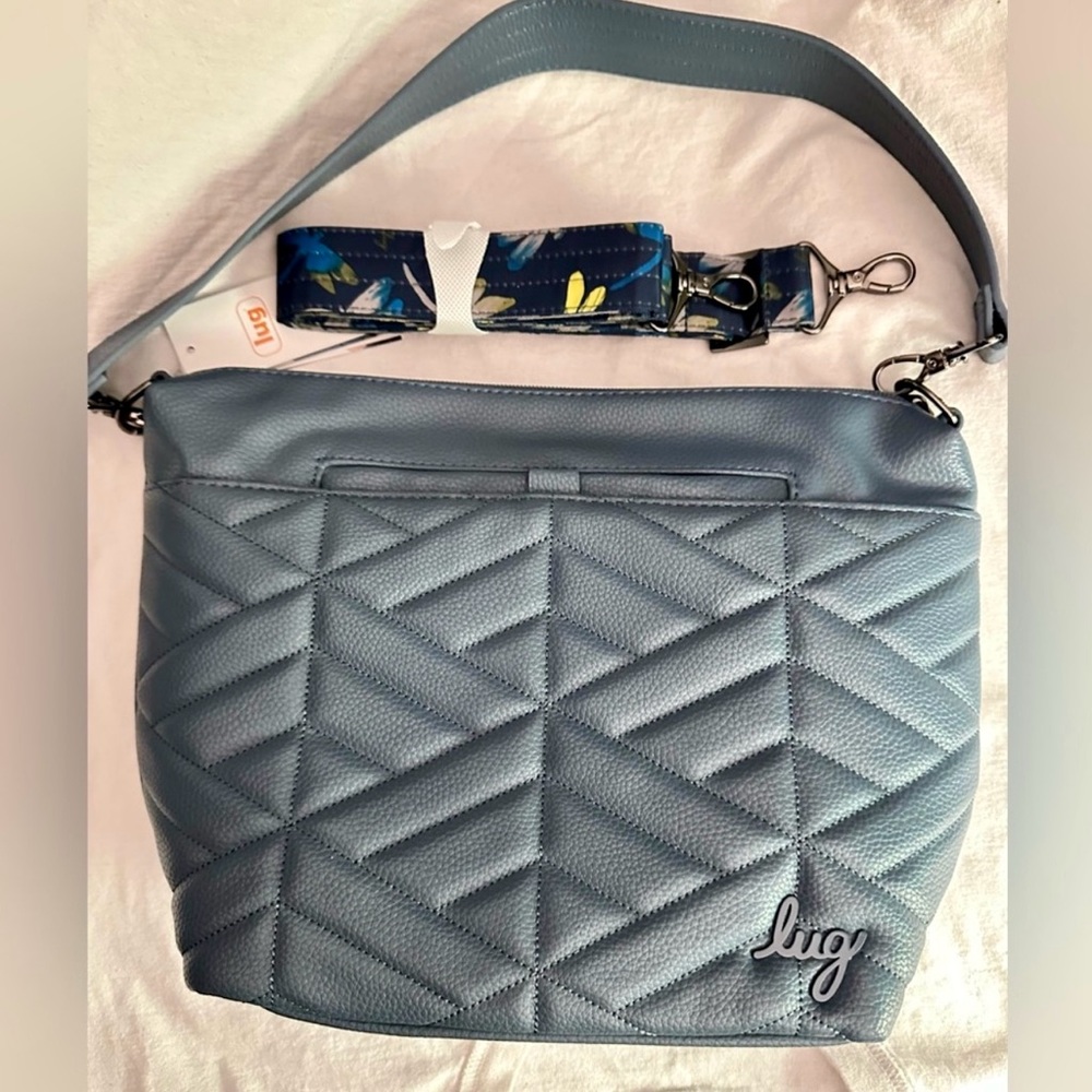 Lug Flare XL Vegan Leather in Slate Blue - Picture 2 of 6